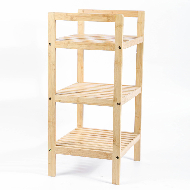 Stable And Durable 100% Natural Bamboo Shoe Rack Storage Cabinet