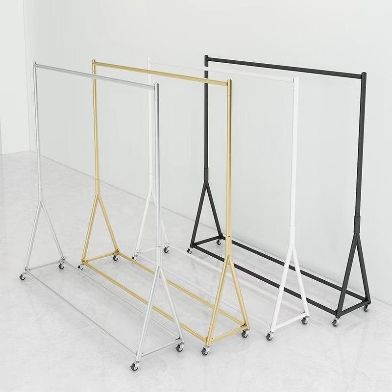 Clothing Racks Gold Display Coat Rack Hanger Shelf Garment Display Clothes Hanging Clothing Rack