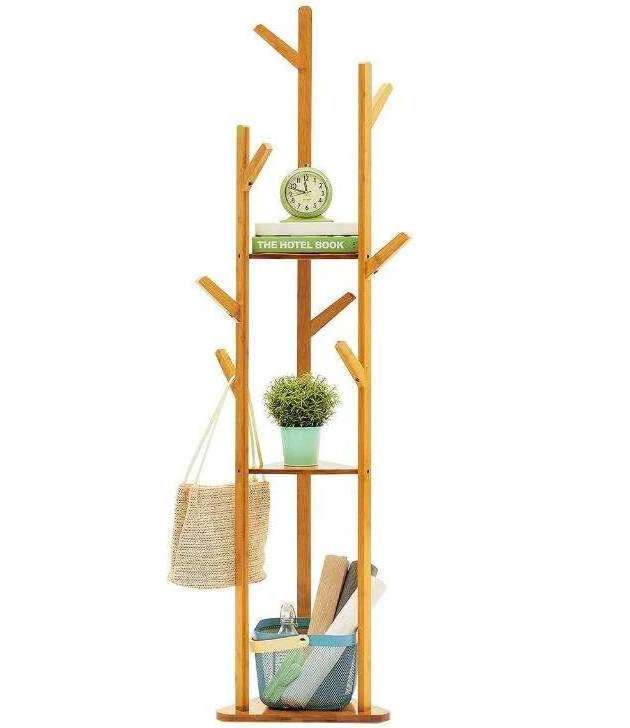 Wholesale Coat Tree Free Standing Industrial Style Coat Rack For Clothes Hats Backpacks