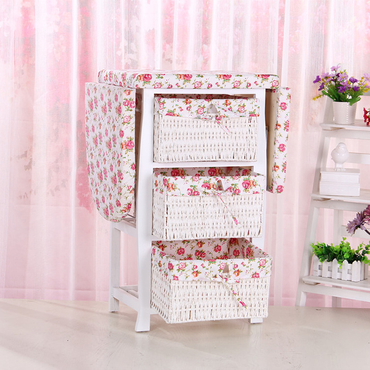 Wall mounted folding ironing boards with drawer for wholesale