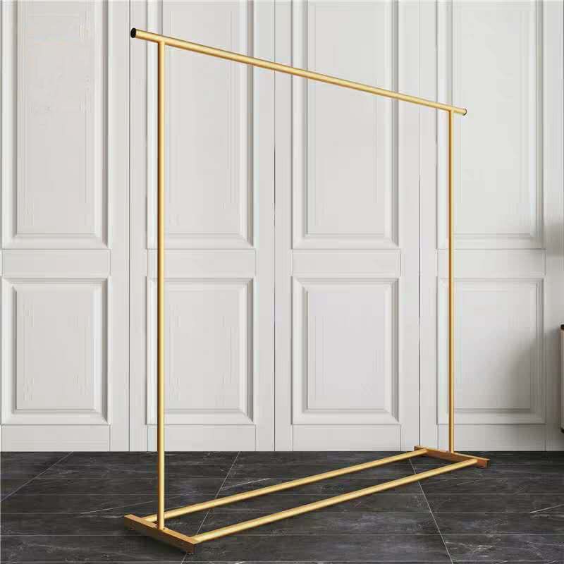 Clothing Racks Gold Display Coat Rack Hanger Shelf Garment Display Clothes Hanging Clothing Rack