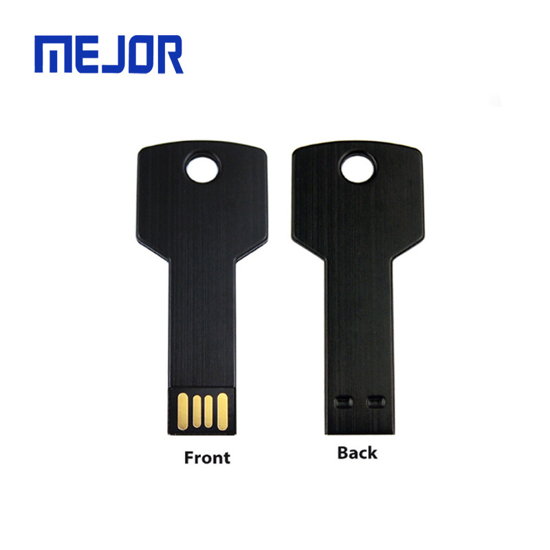 Custom aluminum Cle Usbs memory stick 16G alloy keys shape 4G pen drive gift 8G metal USB flash Key