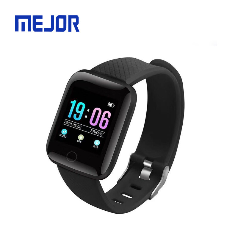 Healthy life Brazalete 119P black straps rubber sport wrist band FitPro watch 116P smart bracelet