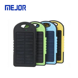 Travel Outdoor sunshine laddare 2 Usb powerbank portable phone charger 20000mah Solar power banks