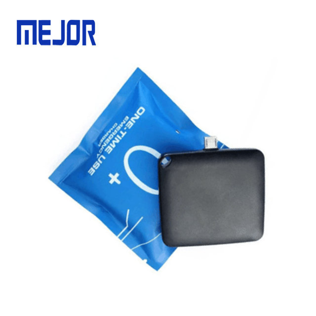 One mini Powerbank 1000mah charge Smart phone portable Power bank 1 Time Use Disposable Charger