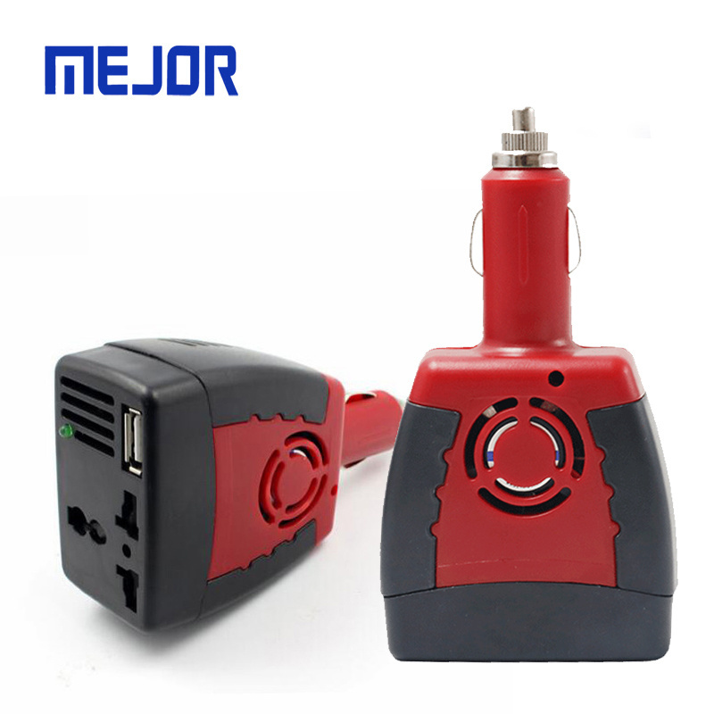 2in1 Transformer Phone Charger 12V DC to 150W AC Power converter 110V USB Adapter 2A Car Inverter