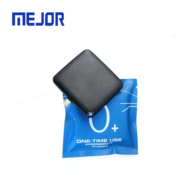 Emergency mini 1 portable Power bank 1500mah Smart phone charger One Time Use disposable powerbank