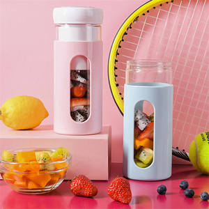 J838 Home Food Processor Smoothie Maker Portable USB Rechargeable Mixer Juicer Machine  Electric Mini Cup Juicer Blender