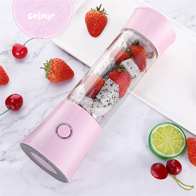 Home Use New Portable Travel Mini Usb Rechargeable Hand Held 6 Blades Blenders And Juicers Small Smoothie Mixer For Personal Use