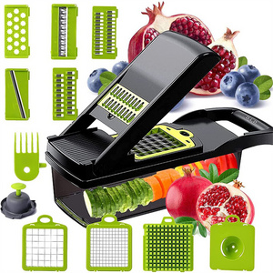 J428 Multifunctional 12 In 1 Fruits Veget Slicer Cutter Fruit And Vegetable Slicer Cutter Mandoline Kitchen Slicer Chopper