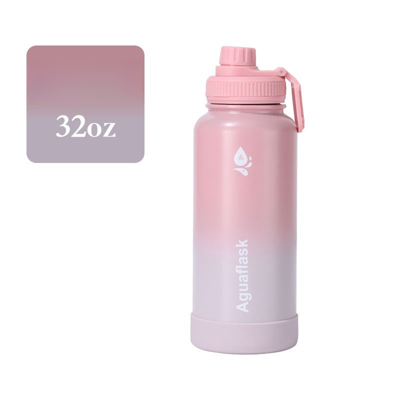 Promotion Sale 32oz Wide Mouth Stainless Steel Double Walled Vacuum Flask Thermal Insulated Sport Water Bottles With Custom Logo