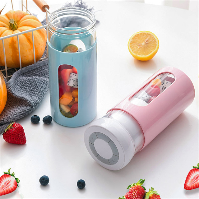 J838 Home Food Processor Smoothie Maker Portable USB Rechargeable Mixer Juicer Machine  Electric Mini Cup Juicer Blender