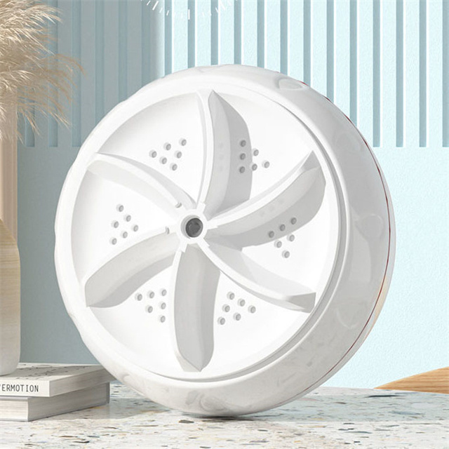 Travel Outdoor Smart Small Usb Automatic Ultrasonic 30W Super Power Turbine Wash Laundry Mini Washing Machine