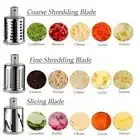 C99 Stainless Steel Multi-Function Slicer Vegetable Shredder Cutter 3 In 1 Vegetable Chopper Rotary Cheese Grater For Cooking