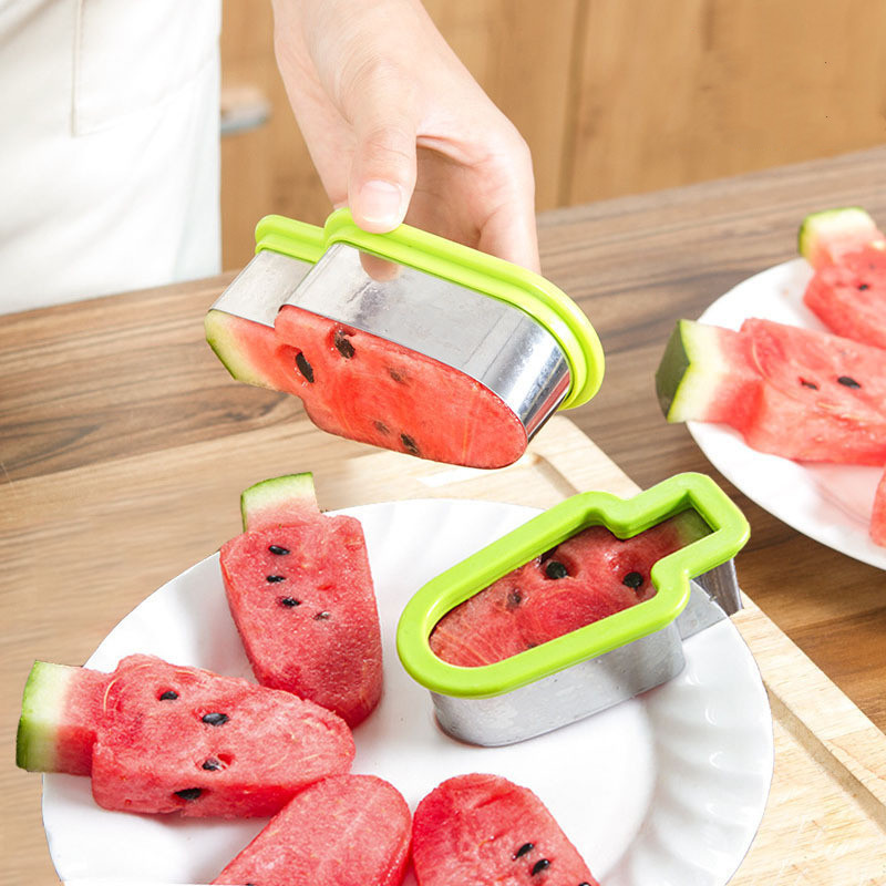 C668 Creative Watermelon Dicer Stainless Steel Tree Design Watermelon Cutting Knife Popsicle Model Watermelon Slicer