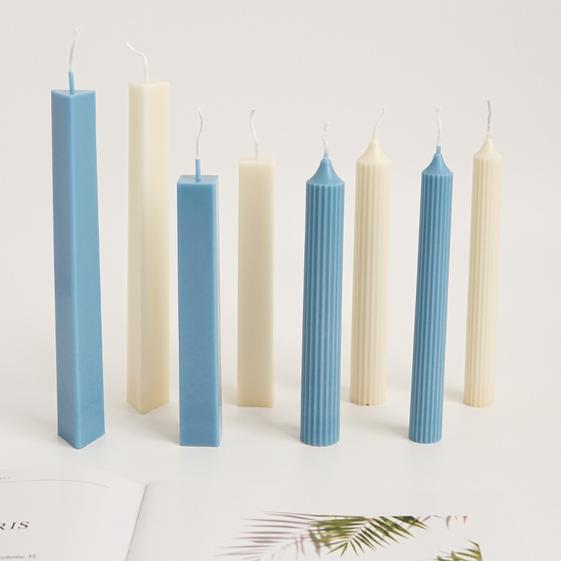 Z052 Geometry thick rack spire plastic candle molds with spire for candle making