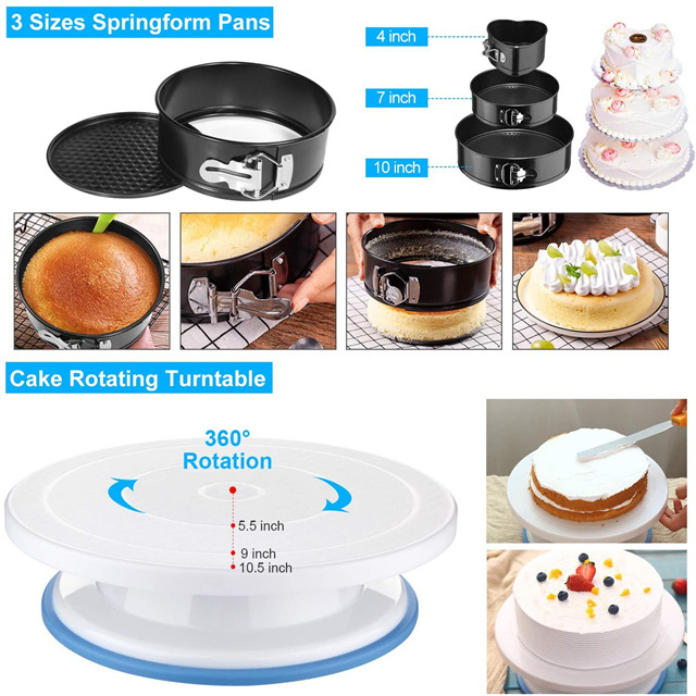 Hot Sale Baking Pastry Cake Decorating Set Cake Tools Accessories Cake Decorating Supplies Kit Set Bakeware Set 493pcs