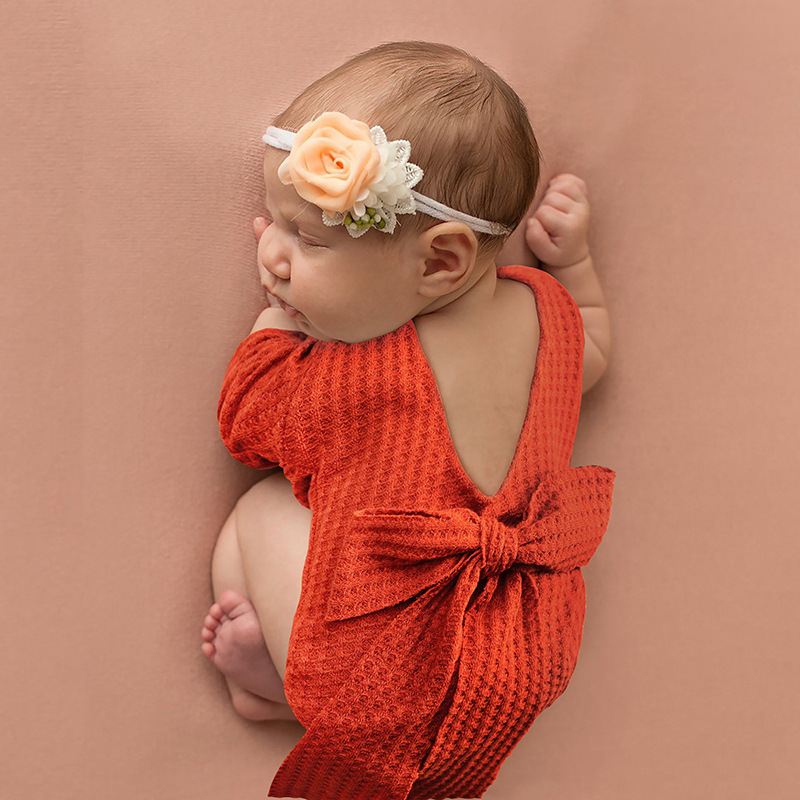 HL017 Newborn Baby Photo Shoot Props Crochet Clothes Baby Photo Clothes For Girl