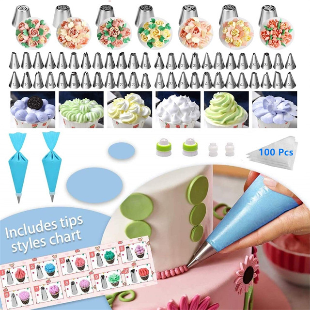 Hot Sale Baking Pastry Cake Decorating Set Cake Tools Accessories Cake Decorating Supplies Kit Set Bakeware Set 493pcs