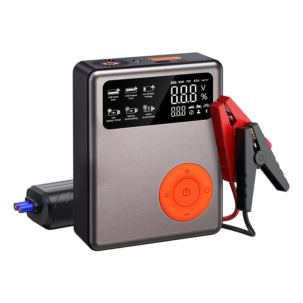 MEKEDE Jump Starter With Air Compressor 48WH 12V Battery Jump Starter with 150PSI Digital Tire Inflator 6-in-1 multi-function