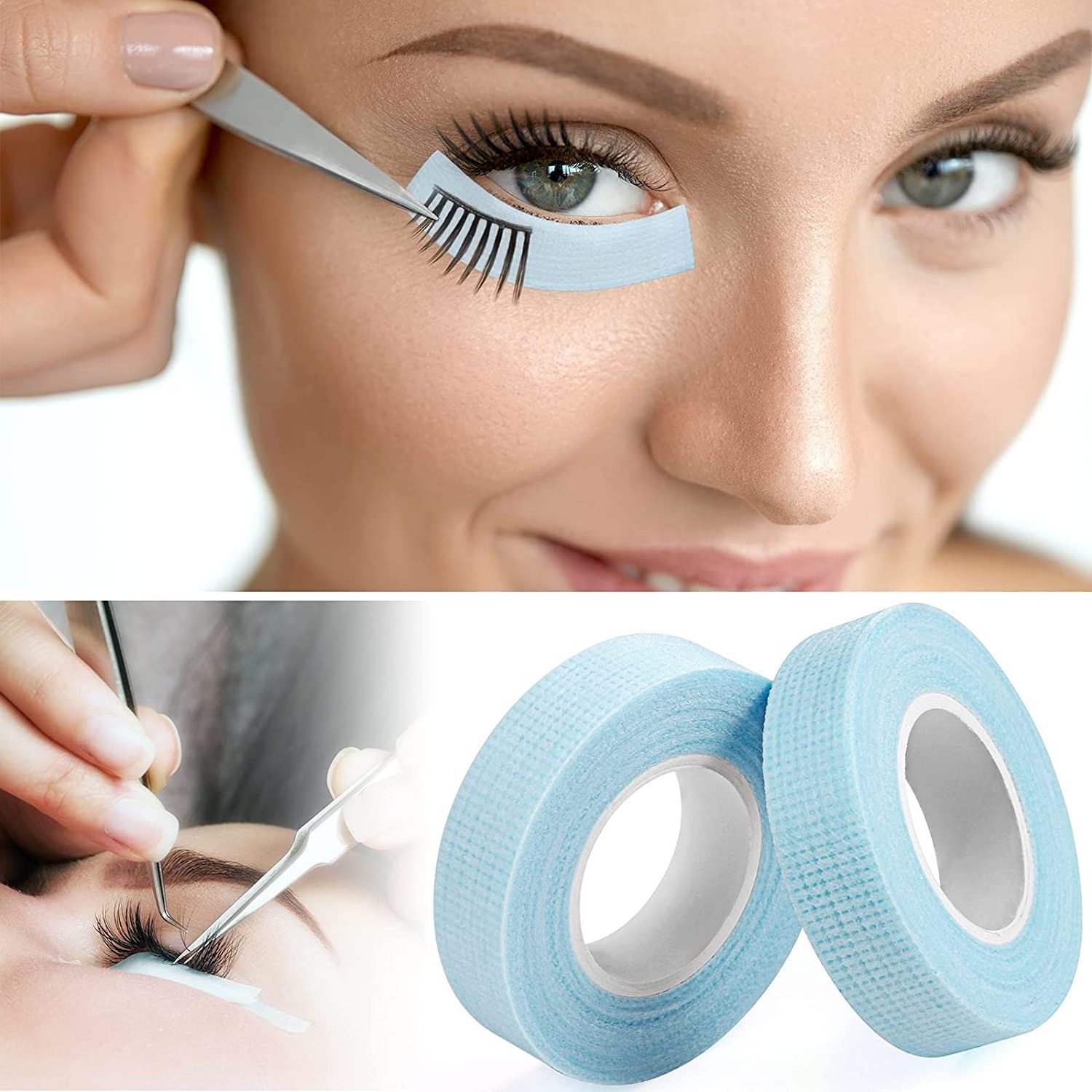 Eyelash Extensions Purple Blue Tape Micropore Adhesive Tape Non-woven Eyelash Extension Tool Lash Tape