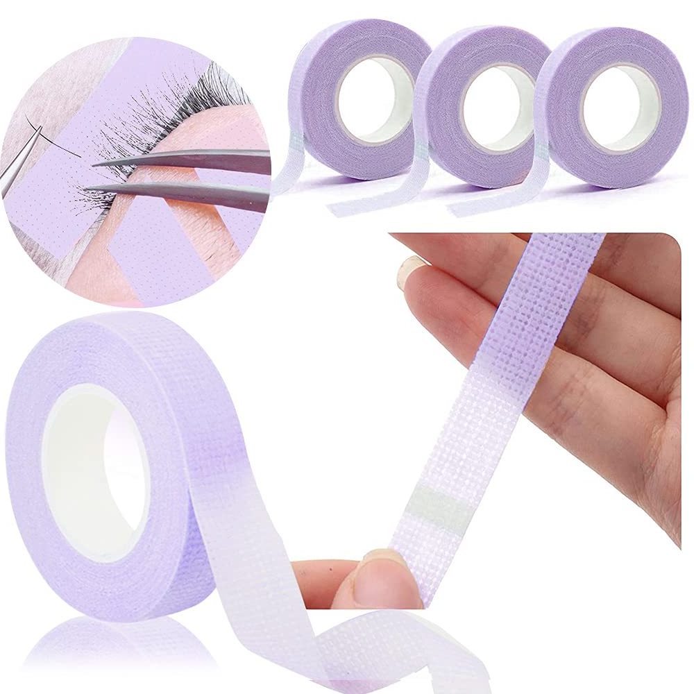 Eyelash Extensions Purple Blue Tape Micropore Adhesive Tape Non-woven Eyelash Extension Tool Lash Tape