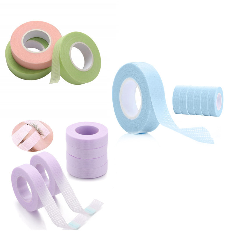 Eyelash Extensions Purple Blue Tape Micropore Adhesive Tape Non-woven Eyelash Extension Tool Lash Tape