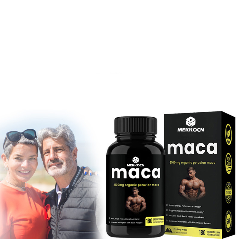 Natural black maca root capsule strong ginseng oyster supplement maca with maca capsules