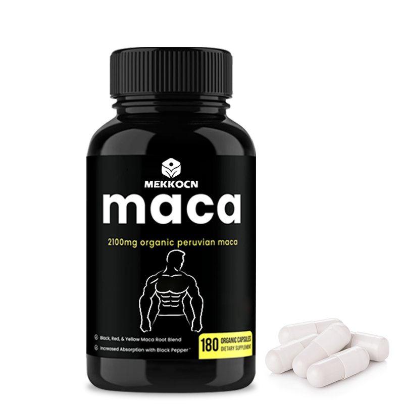 Natural black maca root capsule strong ginseng oyster supplement maca with maca capsules