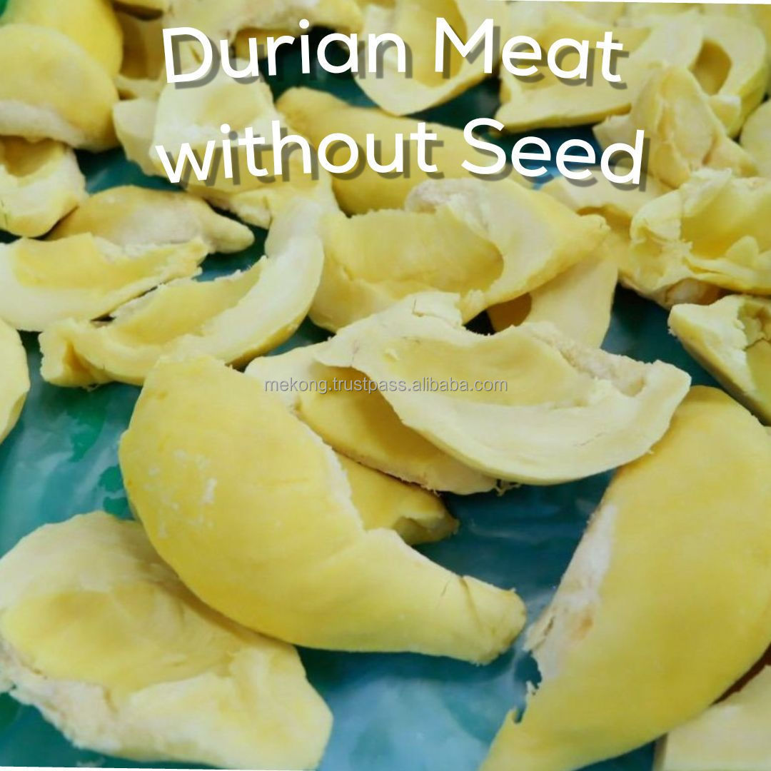 Vietnam Factory Amazing Frozen Durian Freeze Dried Durian For Export With Free Logo Printing