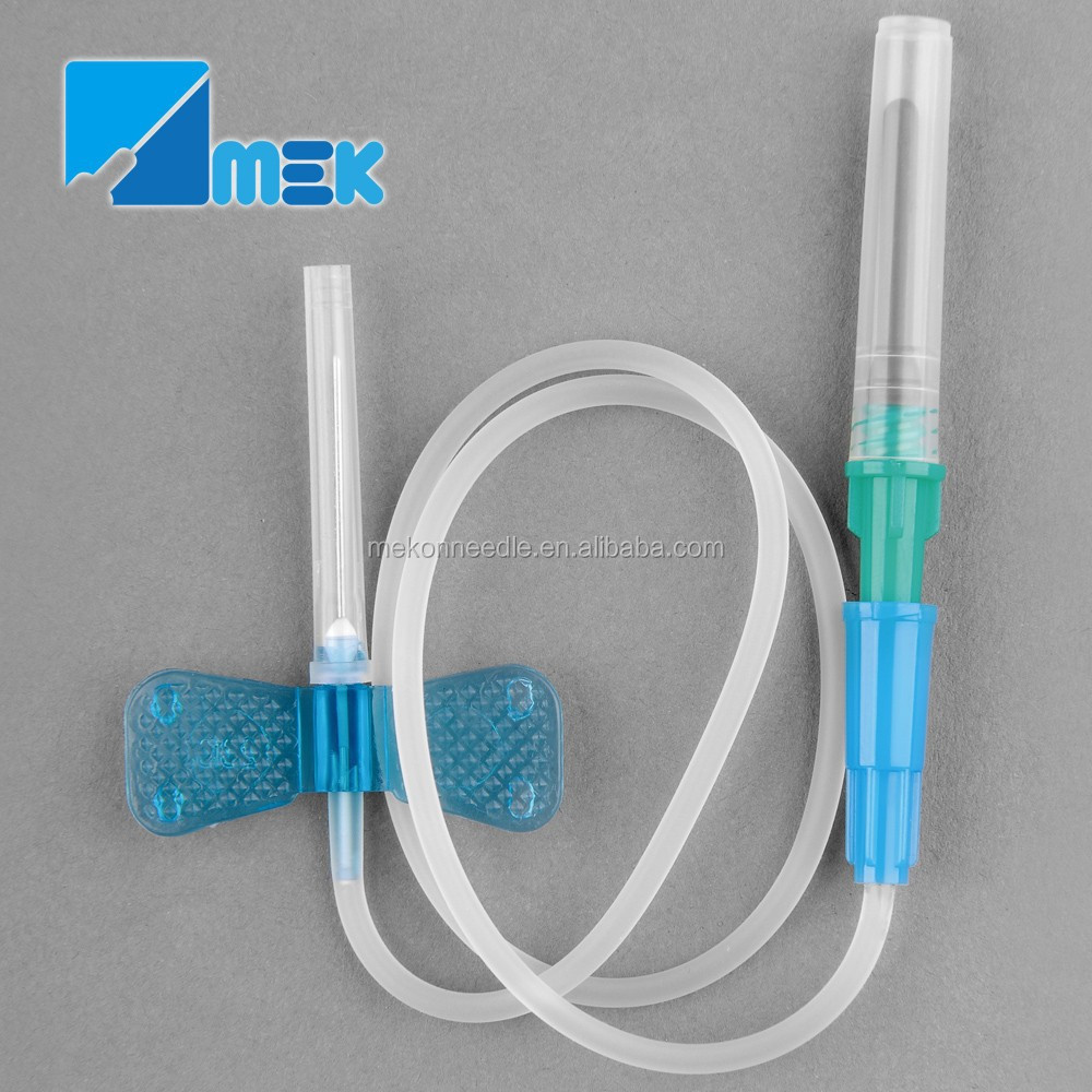 butterfly blood collection needle with luer adapter