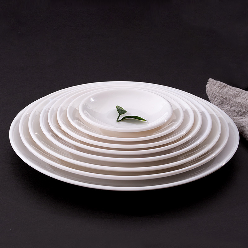 hotel white melamine tableware melamine tableware plate for restaurant