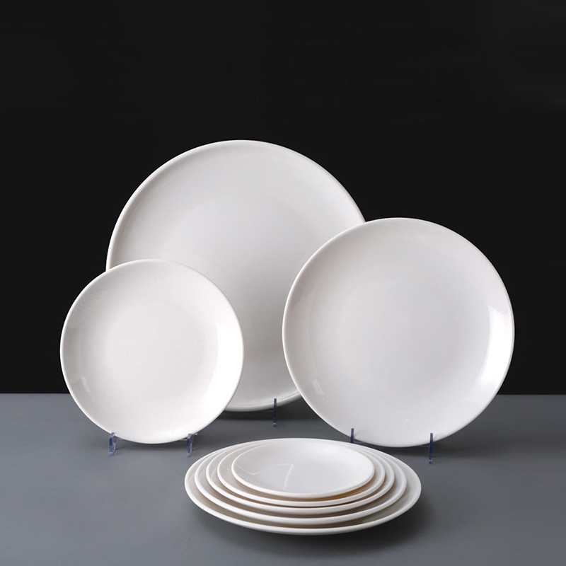 hotel white melamine tableware melamine tableware plate for restaurant