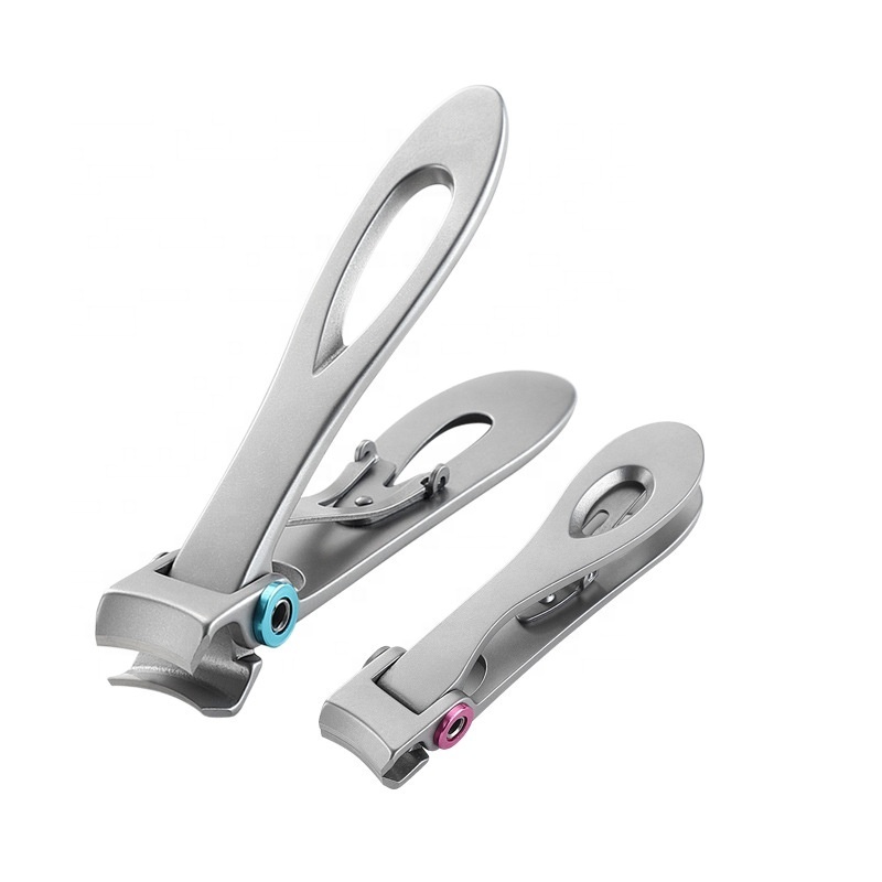 Melason Single Mens Nail Clipper Machine Manicure Equipment Stainless Steel Materials Cutter File