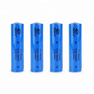 Melasta Rechargeable Li-ion Cylindrical Cells 3.7V 2600mAh 18650 flashlight battery