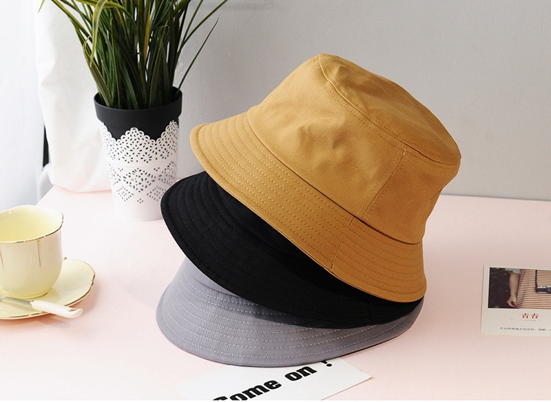 Good Quality Solid Color Plain Bucket Hat Unisex Fisherman Washed Kid Baby Hat Bucket Cap Sunhats UV Bucket Hates Summer