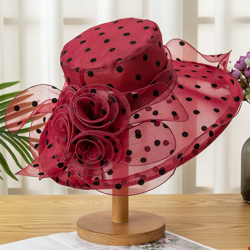 wholesale Women's Church Derby Dress Mesh Cap British Tea Party Wedding Hat