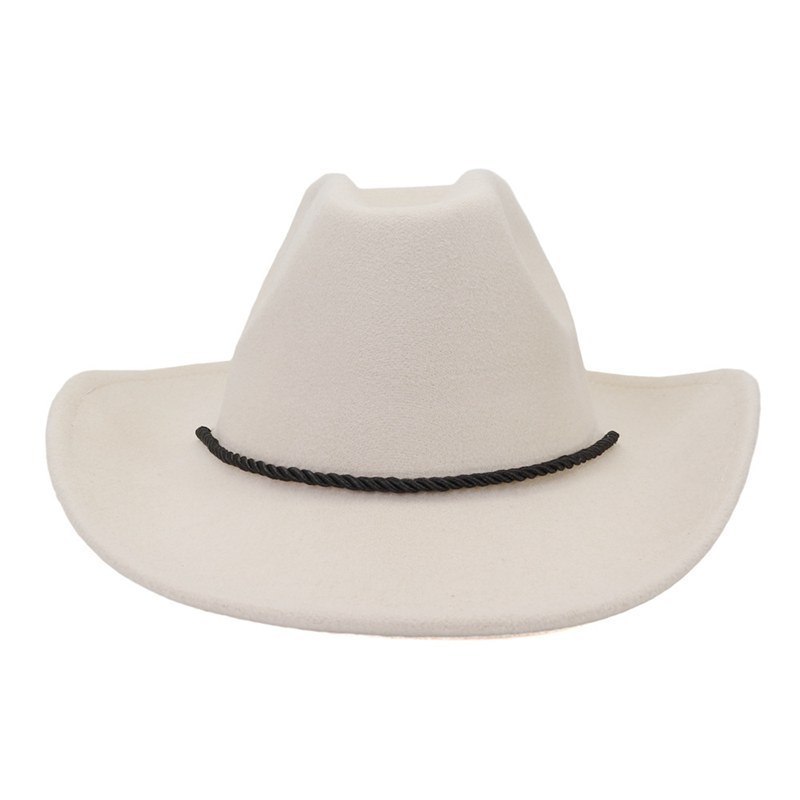 M110031 China manufacture design winter western fedora felt cowboy hats for men