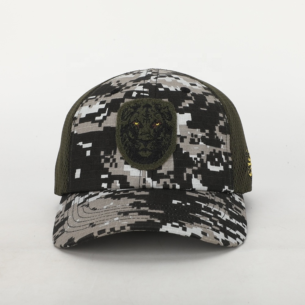 Wholesale Custom High Quality Airsoft Tactical Camo Cap,Loop Hook Patches Tactical Hat,Multicam Tactical Hats