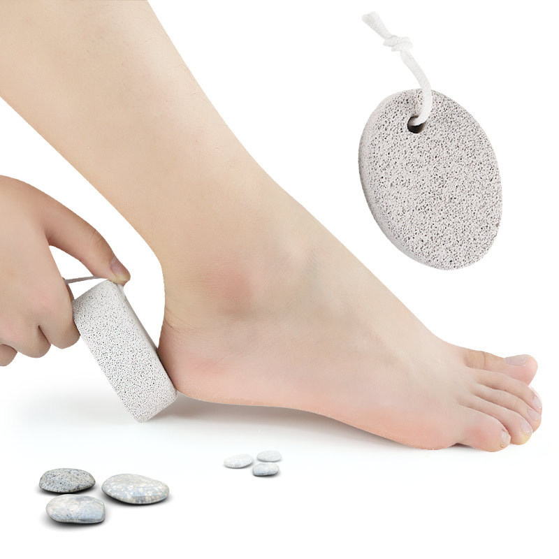 Melenlt Natural Foot Pumice Stone for Feet, Borogo  Lava Pedicure Tools Hard Skin Callus Remover for Feet and Hands