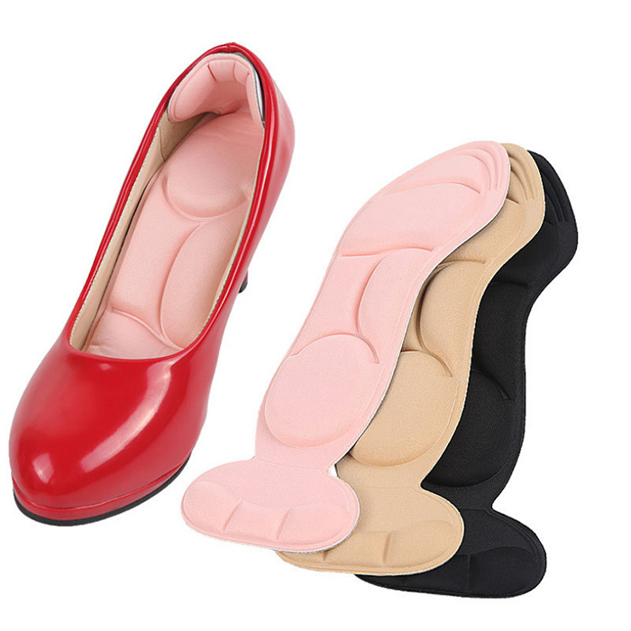 Melenlt Top selling soft insole 5D sponge full pad heel stick breathable Non-Slip Sponge Shoe Insoles