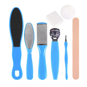 Melenlt 8pcs Colossal Foot Files Kit Foot Scrubber Foot Rasp and Double-Sided Heel Files Pedicure Tools Callus Remover