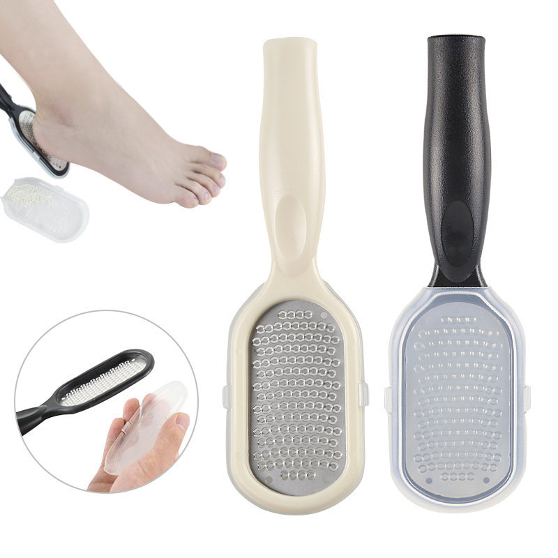 Professional Pedicure Foot File, Colossal Stainless Steel Detachable Foot Scrubber, Hard Skin Removers Pedicure Rasp for Wet