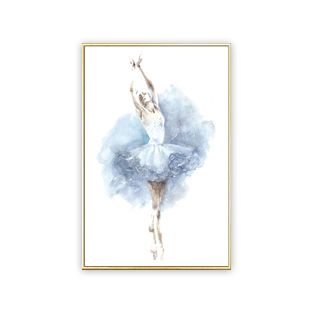 Hand made customer home decoration lovely oil painting for abstract ballerina