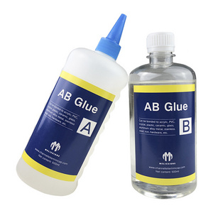 Chinese Production Liquid Clear AB Glue Fast Curing Trim Cap Bonded Channel Letter Signs Glue