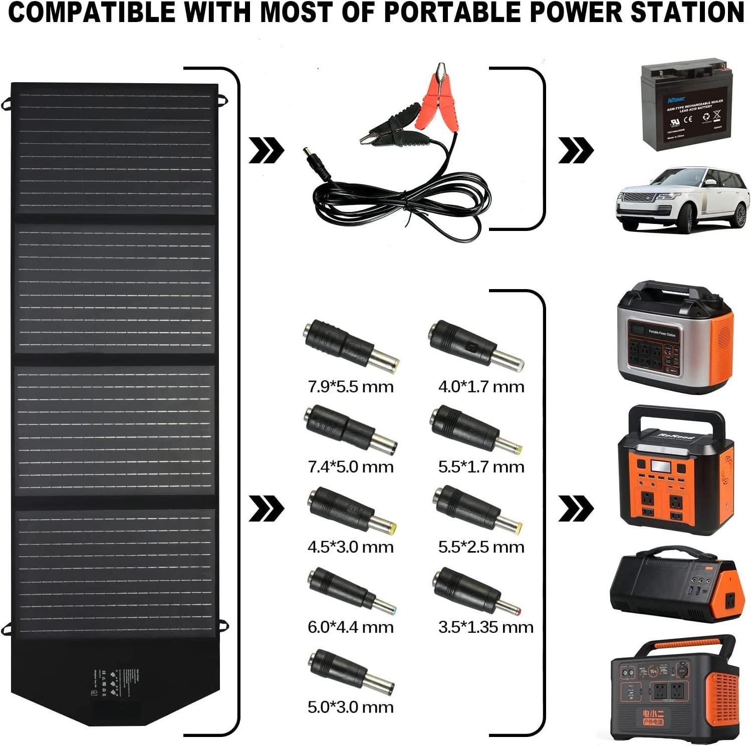 Solar Panels Prices Foldable Panel 500W Placas Solares 400 Watt 100W 300W 120W 150W Kit System