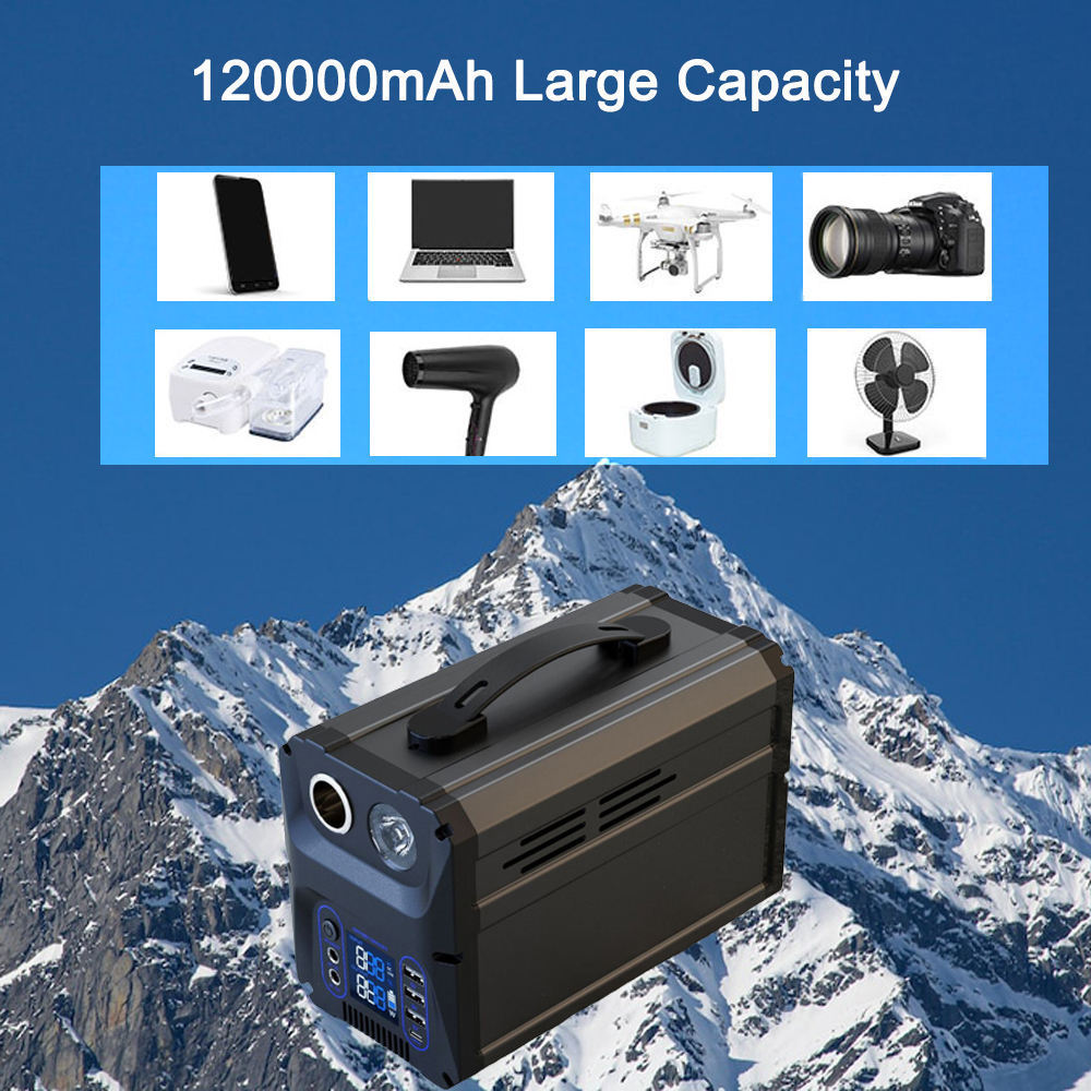 PXE Solar Multifunctional UPS 500W 1000W 120000mAh Mini Power Banks Power Supply EV Charger  / Outdoor Portable Power Station