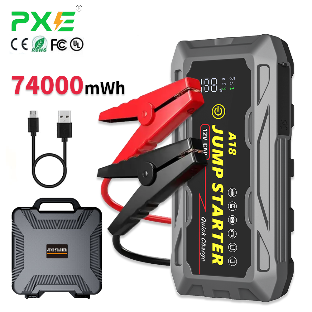 37000mWh 59200mWh 74000mWh Jump Starter Battery And Tyre For Car Multi-Function Portable Powerbank