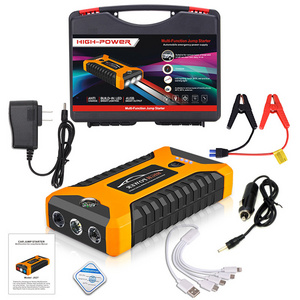 12V Multi-Function Jump Starter with Air Compressor / Mini 2000A 24V Battery Charger Portable Power Bank Car Jump Starter