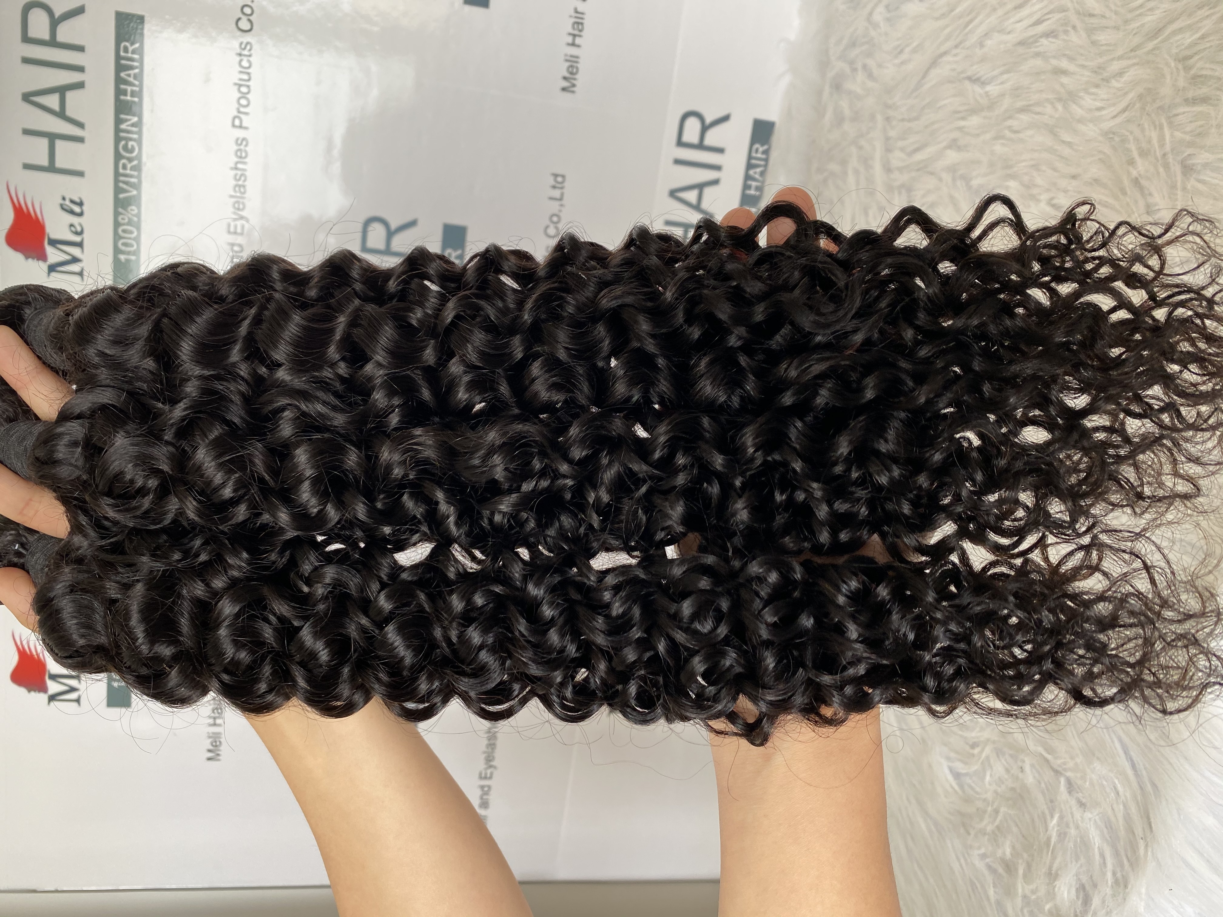 bundle deals can choose any textures , 100% human hair double machine weft , brazilian hair bundle deals